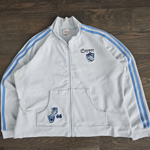 Disney Tops - Vintage Y2K Disney Store Eeyore Track Jacket Full-Zip Sweatshirt